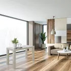 Consola Extensível em Madeira de Freixo com Extensões Made in Italy - Gandalf Viadurini