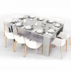 Console cantilever extensível com extensões integradas Ussana Viadurini