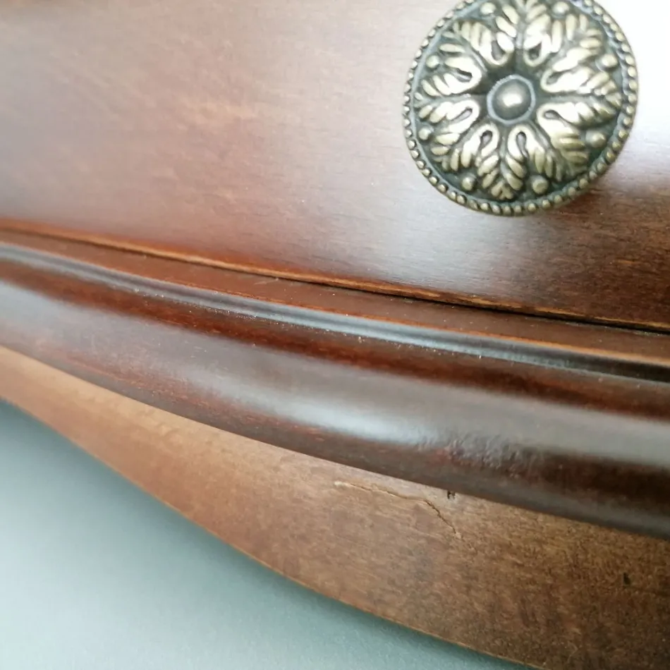 Console suspenso de madeira Bassano fabricado na Itália - Tinia Viadurini