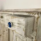 Consola artesanal em madeira maciça de abeto, fabricada na Itália - Carminia Viadurini