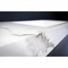 Consola de Casa de Banho Lavatório Integrado e Prateleira Suspensa em Gres 4 Acabamentos - Rampina Viadurini