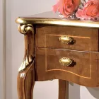 Console de madeira clássico 3 ou 5 gavetas de luxo fabricadas na Itália - Londres Viadurini