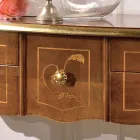 Console de madeira clássico 3 ou 5 gavetas de luxo fabricadas na Itália - Londres Viadurini