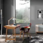 Consola com Mesa PC em MDF e Madeira - Futebol Viadurini