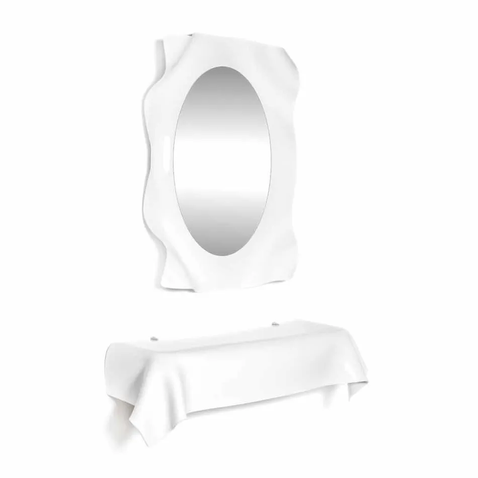 Design moderno branco plexiglass design gaveta Desejo Viadurini