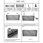 Consola Fixa de Entrada em Ferro Dourado com Tampo em Vidro - Primula Viadurini