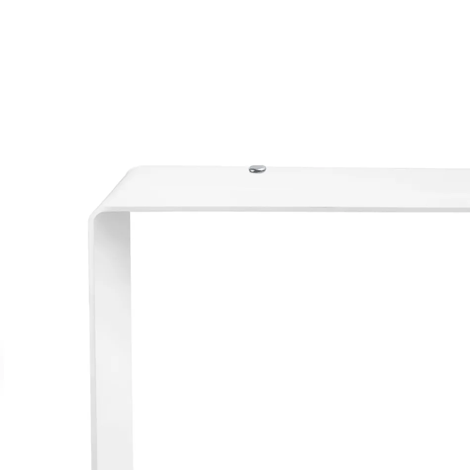 Console Fixo em Plexiglass Branco ou Fumado Fabricado na Itália - Genio Viadurini