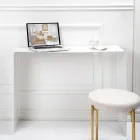 Console Fixo em Plexiglass Branco ou Fumado Fabricado na Itália - Genio Viadurini