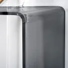 Console Fixo em Plexiglass Branco ou Fumado Fabricado na Itália - Genio Viadurini