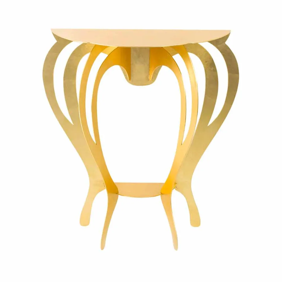 Console em ferro colorido de design moderno fabricado na Itália - Barbata Viadurini