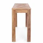 Console em madeira de olmo reciclado com topo de design Homemotion - Galanga Viadurini