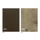 Consola de mesa em madeira e metal extensível até 295 cm Fabricado na Itália - Timedio Viadurini