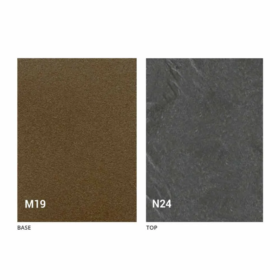 Console em Madeira e Metal Extensível até 295 cm Fabricado na Itália - Timedio Viadurini