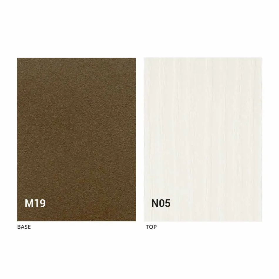 Console em Madeira e Metal Extensível até 295 cm Fabricado na Itália - Timedio Viadurini