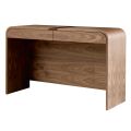 Mesa de console de madeira maciça de design moderno Grilli York feita na Itália