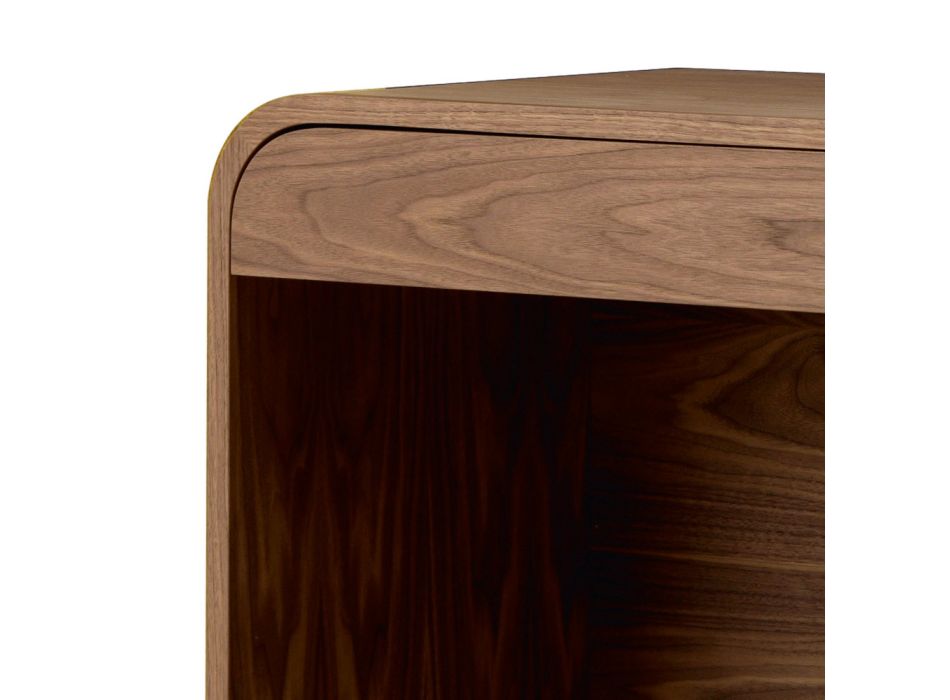 Mesa de console de madeira maciça de design moderno Grilli York feita na Itália Viadurini