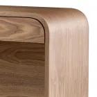 Mesa de console de madeira maciça de design moderno Grilli York feita na Itália Viadurini