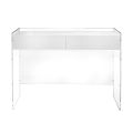 Mesa de consola em três acabamentos, feita de plexiglass, fabricada em Itália - Fedra