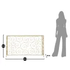 Console Golden Entrance com Estrutura de Ferro e Tampo em Mármore - Carlotta Viadurini