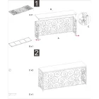 Console Golden Entrance com Estrutura de Ferro e Tampo em Mármore - Carlotta Viadurini