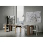 Console extensível moderno 296 cm em madeira melamínica Made in Italy - Ariella Viadurini