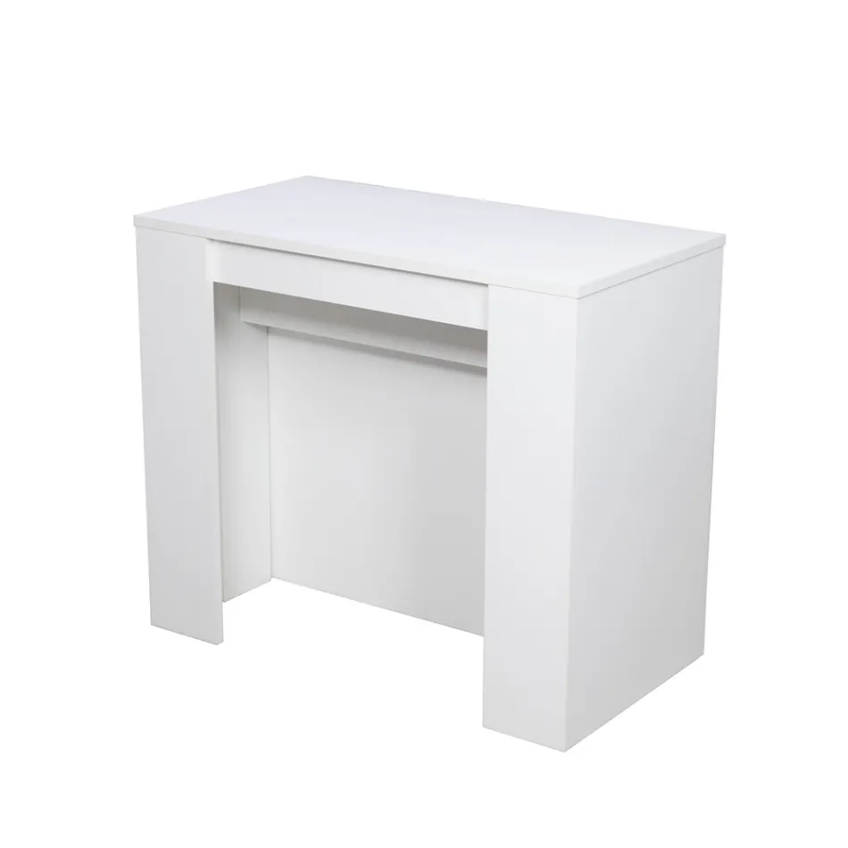 Console extensível moderno 296 cm em madeira melamínica Made in Italy - Ariella Viadurini