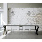 Console moderno extensível até 300 cm com moldura antracite Made in Italy - Avventura Viadurini