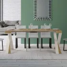 Console moderno extensível até 300 cm com moldura branca Made in Italy - Espelho Viadurini