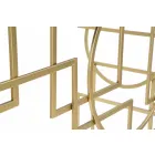 Console Retangular de Design Moderno em Ferro e Espelho - Billie Viadurini