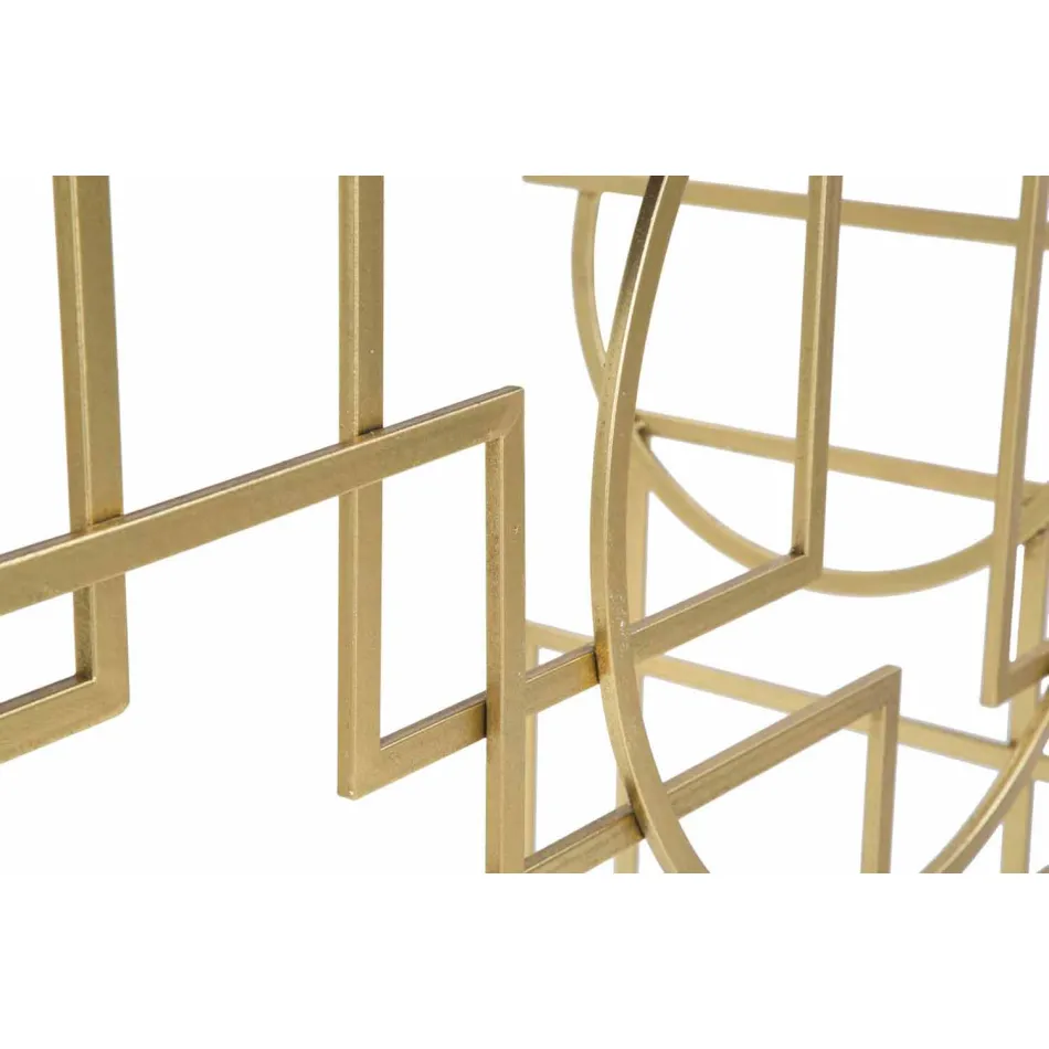 Console Retangular de Design Moderno em Ferro e Espelho - Billie Viadurini