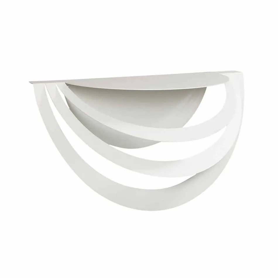 Console suspenso em ferro para design moderno fabricado na Itália - Olfeo Viadurini