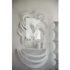 Console suspenso de ferro de design moderno para sala de estar fabricado na Itália - Olfeo Viadurini