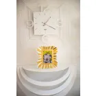 Console suspenso de ferro de design moderno para sala de estar fabricado na Itália - Olfeo Viadurini