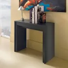 Console extensível / mesa de jantar, l. 42,50 / 302,50xp.90 cm, Alvaro Viadurini