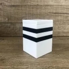 Recipiente de especiarias com tampa Corian italiana de alta qualidade - Spicy Viadurini