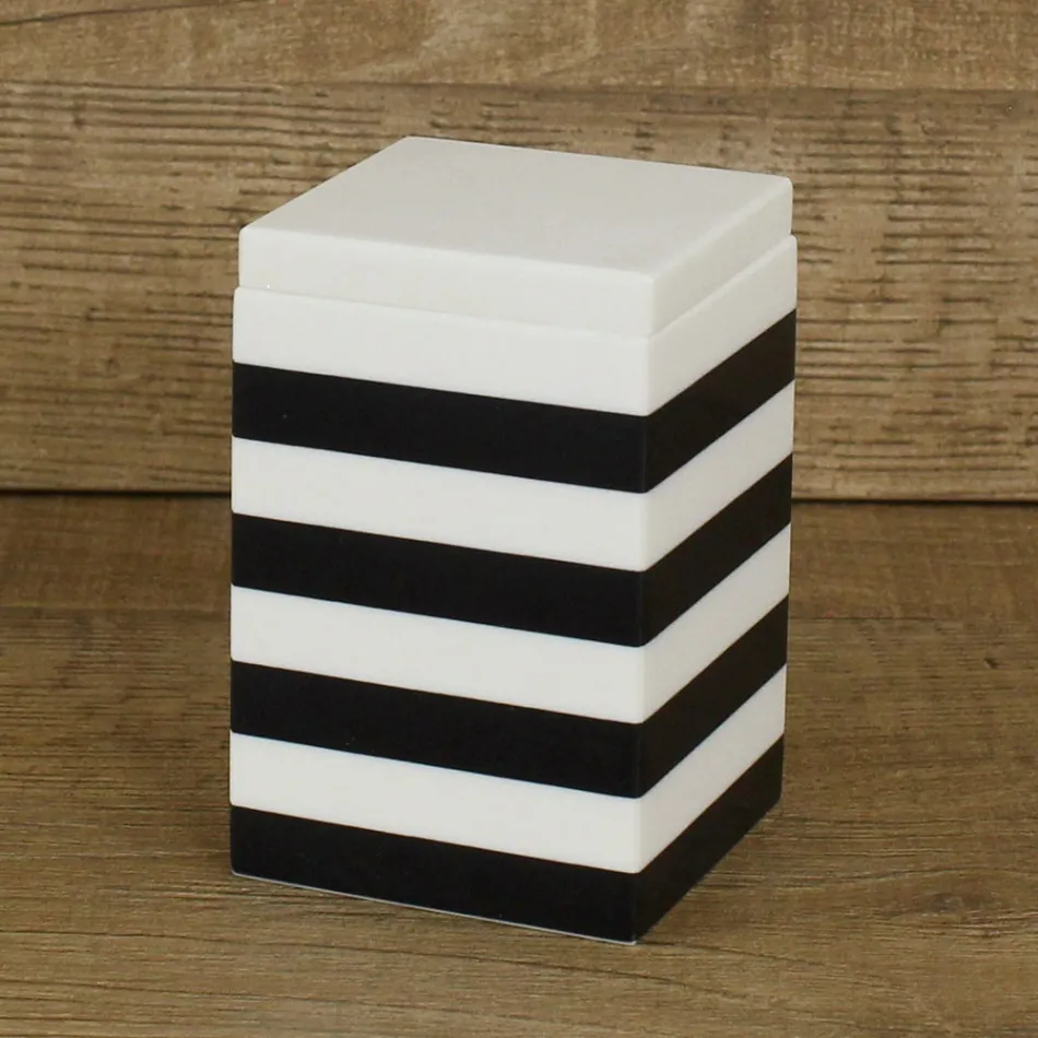 Recipiente de especiarias com tampa Corian italiana de alta qualidade - Spicy Viadurini