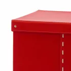 Moderna caixa de armazenamento em couro regenerado fabricado na Itália - Gabry Viadurini