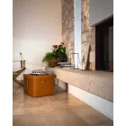 Moderna caixa de armazenamento em couro regenerado fabricado na Itália - Gabry Viadurini