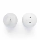 Recipientes de sal e pimenta em mármore de Carrara e Marquinia fabricados na Itália - Xino Viadurini