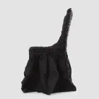 Capa Elegante para Cadeira com Encosto para Sala em Linho Bordado - Panteo Viadurini