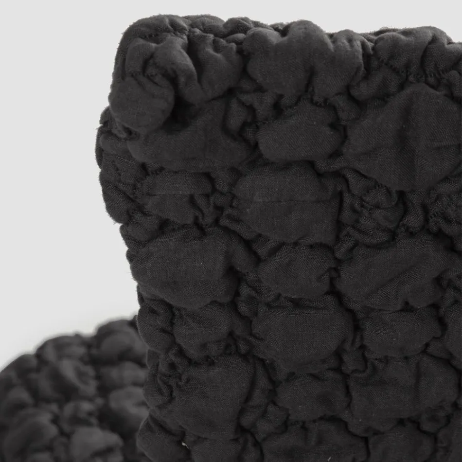 Capa Elegante para Cadeira com Encosto para Sala em Linho Bordado - Panteo Viadurini