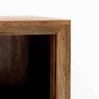 Aparador com duas portas de correr de design em madeira de manga, Cepagatti Viadurini