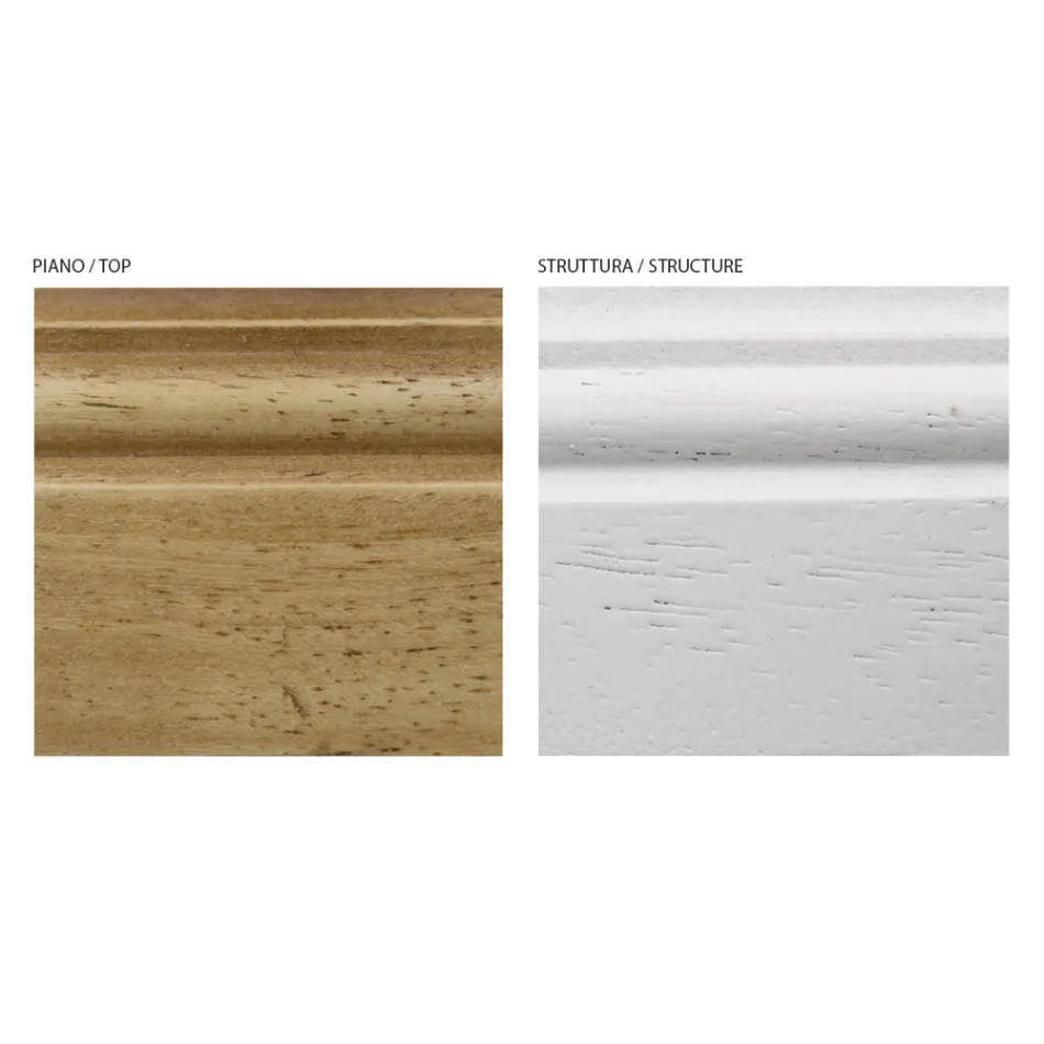 Aparador com 1 porta, 1 gaveta e 3 compartimentos abertos Made in Italy - Hoder Viadurini