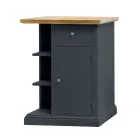 Aparador com 1 porta, 1 gaveta e 3 compartimentos abertos Made in Italy - Hoder Viadurini