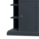 Aparador com 1 porta, 1 gaveta e 3 compartimentos abertos Made in Italy - Hoder Viadurini