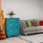 Aparador com 2 Portas e 2 Gavetas em Diferentes Acabamentos Fabricado na Itália - Hanuman Viadurini