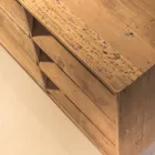 Aparador Sala com 2 Portas Centrais e 6 Gavetas Laterais - Corrediça Viadurini