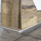 Aparador de madeira com portas articuladas e gavetas feitas na Itália - Bernice Viadurini