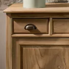 Aparador em teca maciça com 2 portas e 3 gavetas - Karate Viadurini