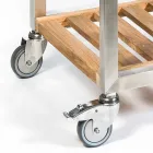 Cozinha ao ar livre em aço e madeira com Teppanyaki - Buoncalliope Viadurini